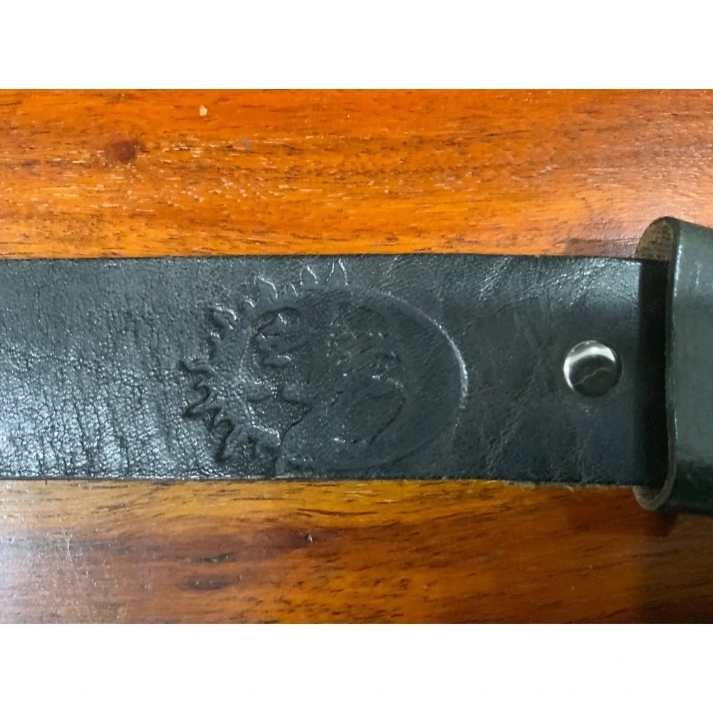 Tevha black leather